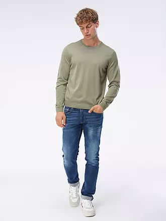 BOSS | Pullover Coupe Slim LENO-P | grün